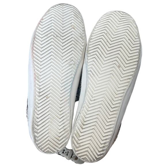 Zadig & Voltaire Wild Blue Python Snakeskin Lace Up Sneakers Leather Shoes 39 - Picture 13 of 15